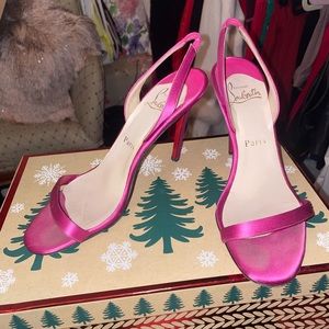 Hot Pink Christain Louboutin heels